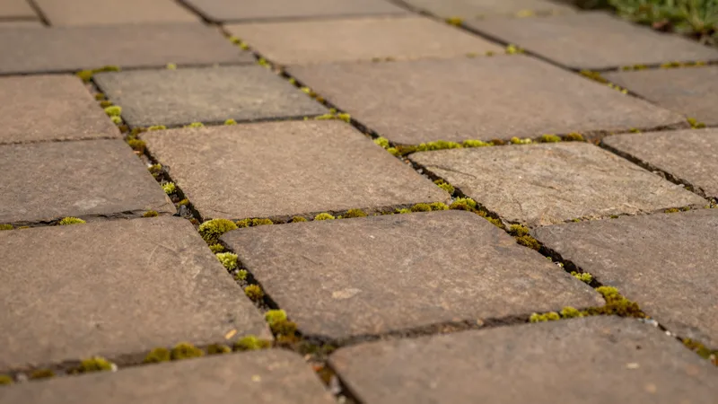 Bluestone set with tight, even joints in Cherry Hill, New Jersey.
